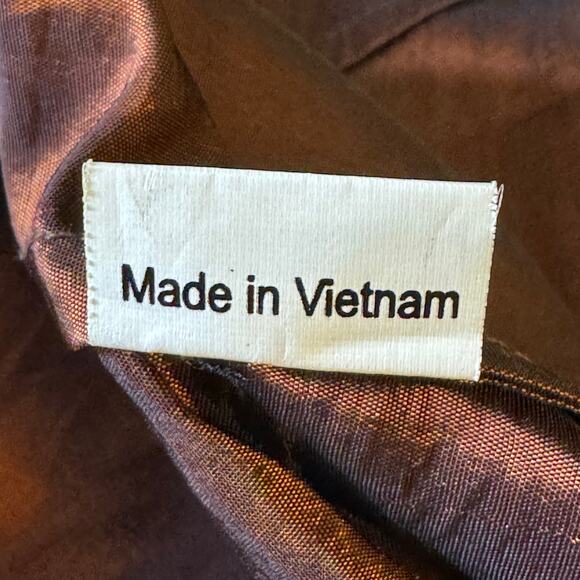 AuLac Designs Handmade in Vietnam 100% Silk Beaded Evening Jacket - Picture 8 of 11